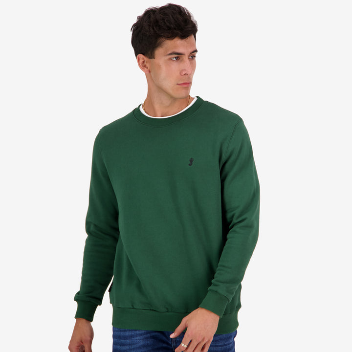 Men's Barney Crew - Bottle Green