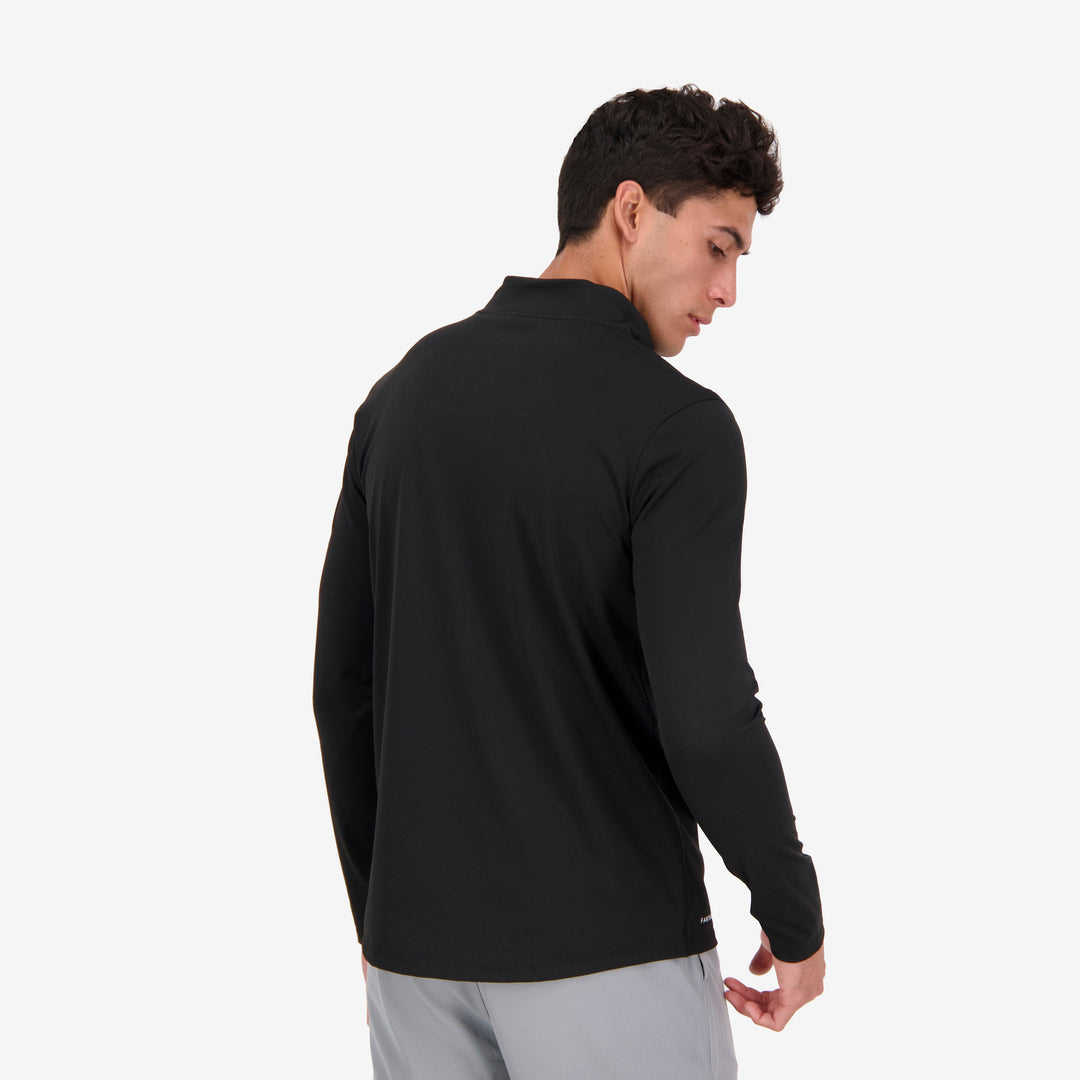 Men's Core 1/2 Zip Top - Black