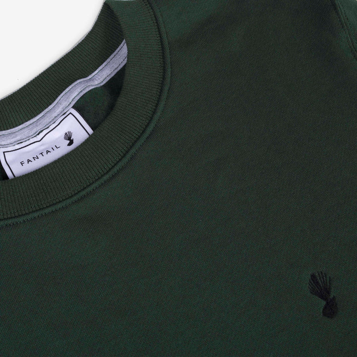 Men's Barney Crew - Bottle Green